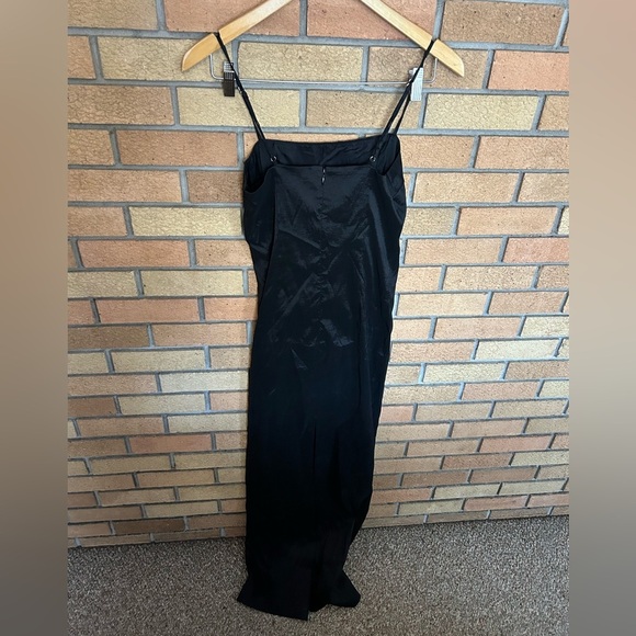 NWT Lovers & Friends Ricky Maxi Dress Black Back Slit Sleeveless Size Small - Picture 5 of 6